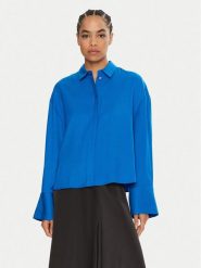 2NDDAY Koszula Claross 2245130280 Niebieski Loose Fit. Niebieskie koszule 2NDDAY, bez wzorów, z wiskozy, bez kołnierzyka, bez ramiączek. Za 359.99 zł.
