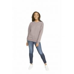 Bluza z okrągłym dekoltem Gildan Midweight Softstyle. Brązowe bluzy GILDAN, xl, bez wzorów, z bawełny, bez kaptura. Za 125.00 zł.