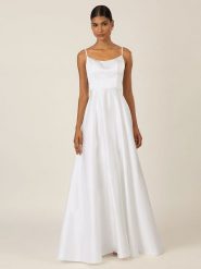 APART Sukienka w kolorze białym rozmiar: 34. Białe sukienki Apart, bez wzorów, bez kołnierzyka, bez ramiączek, maxi. Za 260.99 zł.