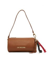 LOVE MOSCHINO Torebka JC4309PP0MK1120A Brązowy. Brązowe torebki klasyczne Love Moschino, bez wzorów, ze skóry, bez dodatków. Za 479.99 zł.