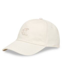 Czapka z daszkiem Calvin Klein. Białe czapki Calvin Klein, bez wzorów. Za 169.99 zł.