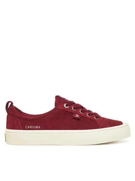 Cariuma Trampki Oca 100102R54W080 Bordowy. Czerwone trampki CARIUMA, bez wzorów, ze skóry, bez zapięcia. Za 359.99 zł.