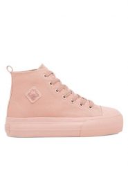 Kappa Trampki VISKA OC 243208OC-7171 Różowy. Czerwone trampki Kappa, bez wzorów, z materiału, bez zapięcia. Za 143.99 zł.
