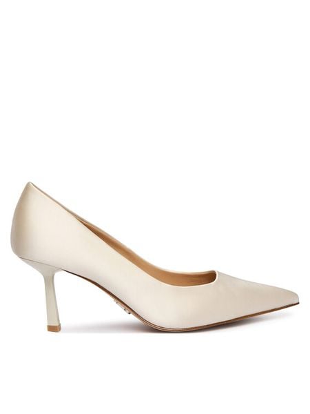 Steve Madden Szpilki Vivion 11003291 Biały. Białe szpilki Steve Madden, bez wzorów, z materiału, bez obcasa, na szpilce, bez zapięcia. Za 519.99 zł.