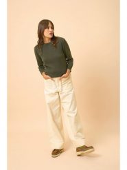 Just Cashmere Kaszmirowy sweter "Janice" w kolorze ciemnozielonym rozmiar: L. Zielone swetry Just Cashmere, l, bez wzorów, z kaszmiru, bez ramiączek. Za 220.12 zł.