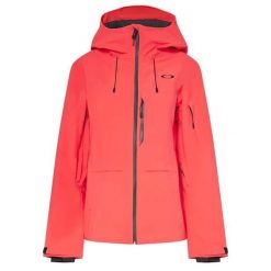 Damska kurtka narciarska/snowboardowa Oakley. Czerwone kurtki narciarskie Oakley, m, bez wzorów, z materiału, z kapturem, narciarskie. Za 1,238.95 zł.