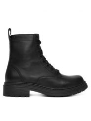 Clarks Trzewiki Orinoco3 Style 26182897 Czarny. Czarne botki Clarks, bez wzorów, ze skóry, bez obcasa, na płaskiej podeszwie, bez zapięcia. Za 609.99 zł.