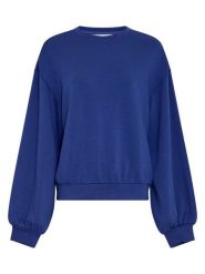 MOSS COPENHAGEN Bluza "Brionna Ima" w kolorze niebieskim rozmiar: S/M. Niebieskie bluzy Moss Copenhagen, m, bez wzorów, bez kaptura. Za 165.99 zł.