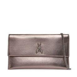 Torebka Patrizia Pepe. Szare torebki klasyczne Patrizia Pepe, bez wzorów, bez dodatków. Za 869.99 zł.