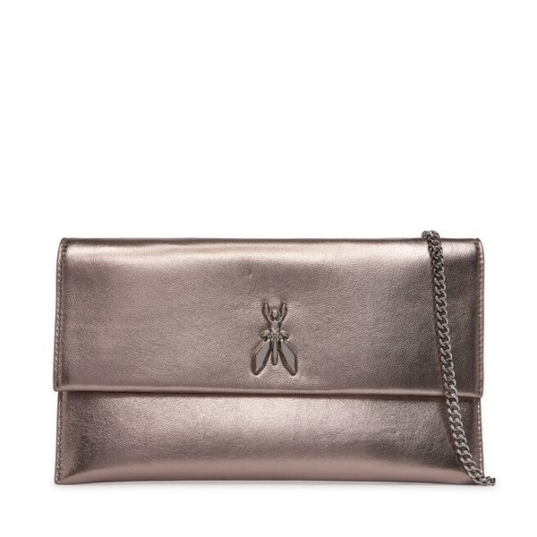 Torebka Patrizia Pepe. Szare torebki klasyczne Patrizia Pepe, bez wzorów, bez dodatków. Za 869.99 zł.