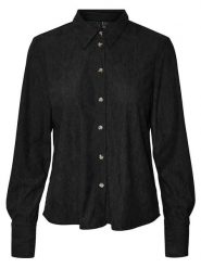 Vero Moda Koszula w kolorze czarnym rozmiar: XS. Czarne koszule Vero Moda, xs, bez wzorów, bez kołnierzyka, bez ramiączek. Za 99.45 zł.
