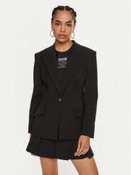 Versace Jeans Couture Marynarka 77HAQ702 Czarny Slim Fit. Czarne marynarki i żakiety Versace Jeans Couture, bez wzorów, z jeansu. Za 1,029.00 zł.