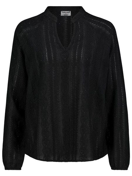 Sublevel Bluzka w kolorze czarnym rozmiar: M. Czarne bluzki Sublevel, m, bez wzorów, bez kołnierzyka, bez ramiączek. Za 91.77 zł.