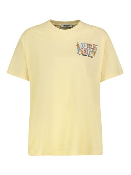 Sublevel Koszulka w kolorze żółtym rozmiar: XS. Żółte bluzki Sublevel, xs, bez wzorów, z bawełny, bez kołnierzyka, bez ramiączek. Za 48.05 zł.