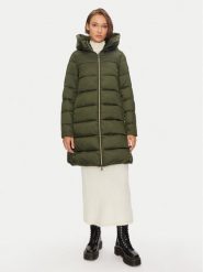 Save The Duck Płaszcz zimowy D40279W IRIS19 Zielony Regular Fit. Zielone płaszcze Save the duck, na zimę, bez wzorów, z syntetyku, bez kaptura. Za 869.99 zł.