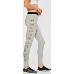 Under Armour - Legginsy. Szare legginsy Under Armour, l, bez wzorów, z bawełny. W wyprzedaży za 79.90 zł.
