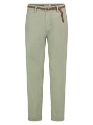 Sublevel Spodnie chino w kolorze jasnozielonym rozmiar: M. Zielone spodnie materiałowe Sublevel, m, bez wzorów, ze skóry. Za 209.33 zł.