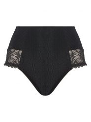 Chantelle Figi klasyczne z wysokim stanem Sublime C19WC6 Czarny. Czarne figi Chantelle, bez wzorów, z syntetyku. Za 229.99 zł.