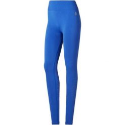 Legginsy damskie Reebok Wor Myt Seamless Tight. Niebieskie legginsy Reebok, l, bez wzorów, z dzianiny. Za 156.99 zł.