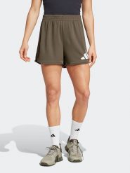 Adidas Szorty w kolorze khaki rozmiar: XXL. Brązowe szorty Adidas, bez wzorów. Za 90.45 zł.