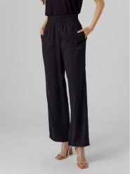 Vero Moda Spodnie materiałowe Carmen 10278926 Czarny Wide Leg. Czarne spodnie materiałowe Vero Moda, xs, bez wzorów, z materiału. Za 269.99 zł.