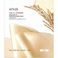 Rice 70 Glow Collagen Mask - Hydrożelowa maska nawilżająca z kolagenem. Maseczki Anua. Za 99.00 zł.
