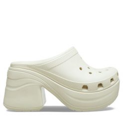 Klapki Crocs. Brązowe klapki Crocs, bez wzorów, bez obcasa. Za 229.99 zł.