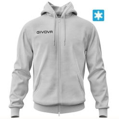 Bluza unisex Givova King Fullzip L jasnoszara. Szare bluzy Givova, na zimę, l, bez wzorów, z bawełny, bez kaptura. Za 105.07 zł.