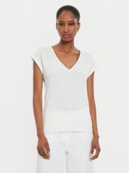 Morgan T-Shirt 242-DAYA Biały Regular Fit. Białe t-shirty Morgan, xs, bez wzorów, z syntetyku, bez kołnierzyka, bez ramiączek. Za 159.99 zł.