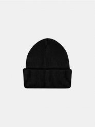 Prążkowana czapka beanie - czarny. Czarne czapki Sinsay, bez wzorów, prążkowane. Za 19.99 zł.
