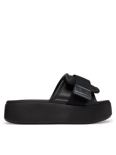 Melissa Klapki Melissa Free Fuzzy Slide Platform Ad 37835 Czarny. Czarne klapki Melissa, bez wzorów, z tworzywa sztucznego, bez obcasa. Za 384.99 zł.