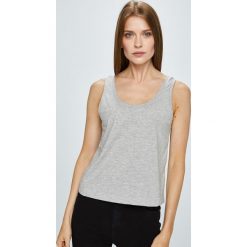 Review - Top. Szare topy Review, m, bez wzorów, z bawełny, bez kołnierzyka, bez ramiączek. W wyprzedaży za 24.90 zł.