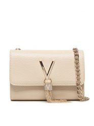 Valentino Torebka Divina VBS1R403G Beżowy. Brązowe torebki klasyczne Valentino, bez wzorów, ze skóry, bez dodatków. Za 379.99 zł.