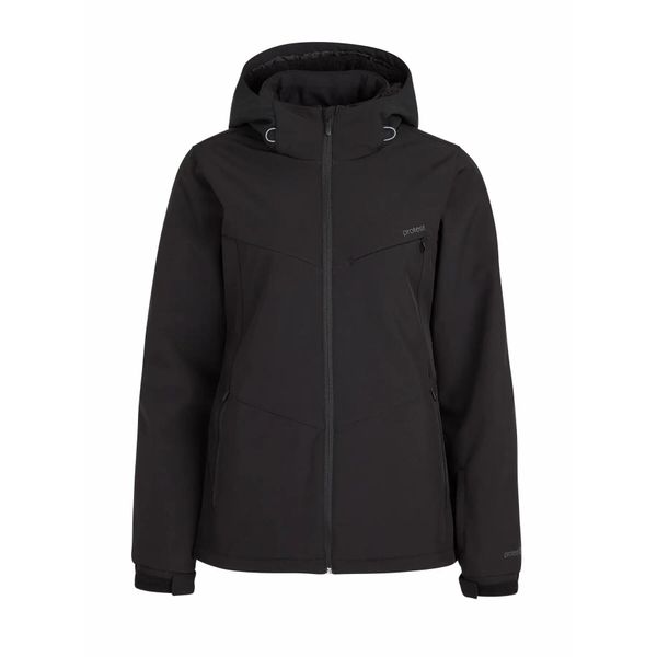 Damska kurtka narciarska softshell Protest PRTSUZANAI. Czarne kurtki narciarskie Protest, s, bez wzorów, z softshellu, bez kaptura, narciarskie. Za 576.50 zł.