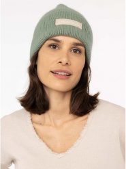 Zwillingsherz Czapka "Uni Patch" w kolorze zielonym rozmiar: onesize. Zielone czapki Zwillingsherz, bez wzorów, z materiału. Za 145.60 zł.