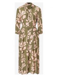 More & More Sukienka w kolorze oliwkowo-jasnoróżowym rozmiar: 44. Brązowe sukienki More & More, na co dzień, s, bez wzorów, z tkaniny, klasyczne, bez kołnierzyka, bez ramiączek, maxi, proste. Za 346.95 zł.