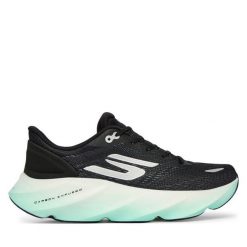 Buty do biegania Skechers. Czarne obuwie sportowe Skechers, bez zapięcia, do biegania. Za 659.99 zł.