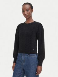 Guess Sweter W6BR44 Z1441 Czarny Regular Fit. Czarne swetry Guess, s, z aplikacjami, z syntetyku, bez ramiączek. Za 394.99 zł.
