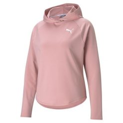 Damska bluza z kapturem Active PUMA Bridal Rose Pink. Czerwone bluzy Puma, xs, bez wzorów, z elastanu, z kapturem. Za 118.26 zł.
