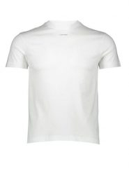 Calvin Klein Koszulka w kolorze białym rozmiar: M. Białe bluzki Calvin Klein, m, bez wzorów, z bawełny, bez kołnierzyka, bez ramiączek. Za 126.99 zł.