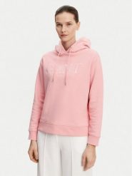 Gant Bluza 4200503 Różowy Regular Fit. Czerwone bluzy GANT, m, bez wzorów, z bawełny, bez kaptura. Za 299.99 zł.