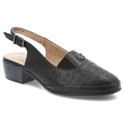 Czarne Sandały Vinceza Wygodne Obuwie Damskie Na Obcasie. Czarne sandały VINCEZA, bez wzorów, eleganckie, bez obcasa, na obcasie, bez zapięcia. Za 169.00 zł.