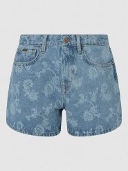 Pepe Jeans Szorty dżinsowe w kolorze niebieskim rozmiar: W27. Niebieskie szorty Pepe Jeans, z aplikacjami, z jeansu, klasyczne. Za 136.45 zł.