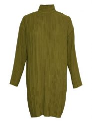MOSS COPENHAGEN Sukienka "Bevin" w kolorze khaki rozmiar: L. Brązowe sukienki Moss Copenhagen, l, bez wzorów, bez kołnierzyka, bez ramiączek, mini. Za 132.05 zł.