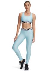 Under Armour Legginsy sportowe w kolorze błękitnym rozmiar: L. Niebieskie legginsy Under Armour, l, bez wzorów, z materiału. Za 96.60 zł.