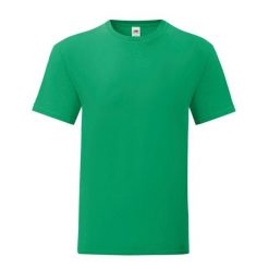 Kultowa Koszulka Unisex Dla Dorosłych. Zielone bluzki FRUIT OF THE LOOM, xl, bez wzorów, sportowe, bez kołnierzyka, bez ramiączek. Za 33.99 zł.