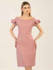 APART Sukienka w kolorze jasnoróżowym rozmiar: 38. Różowe sukienki Apart, bez wzorów, bez kołnierzyka, bez ramiączek, mini. Za 217.99 zł.