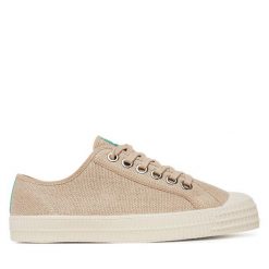 Trampki Novesta. Brązowe trampki Novesta, bez wzorów, bez zapięcia. Za 409.99 zł.