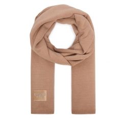 Szalik Guess. Brązowe szaliki Guess, z aplikacjami. Za 234.99 zł.