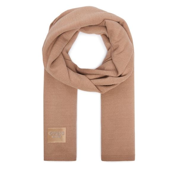 Szalik Guess. Brązowe szaliki Guess, z aplikacjami. Za 234.99 zł.